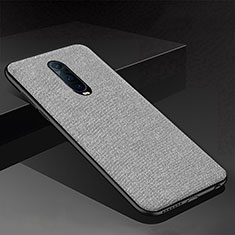 Silikon Hülle Handyhülle Gummi Schutzhülle Tasche Köper für Oppo R17 Pro Grau