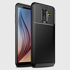 Silikon Hülle Handyhülle Gummi Schutzhülle Tasche Köper für Samsung Galaxy A9 Star Lite Schwarz