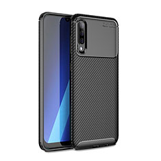 Silikon Hülle Handyhülle Gummi Schutzhülle Tasche Köper für Samsung Galaxy A90 5G Schwarz