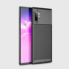 Silikon Hülle Handyhülle Gummi Schutzhülle Tasche Köper für Samsung Galaxy Note 10 Plus 5G Schwarz