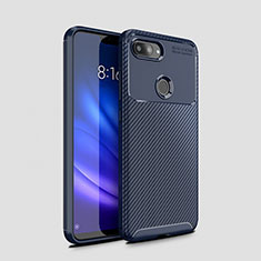 Silikon Hülle Handyhülle Gummi Schutzhülle Tasche Köper für Xiaomi Mi 8 Lite Blau