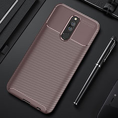 Silikon Hülle Handyhülle Gummi Schutzhülle Tasche Köper für Xiaomi Redmi 8 Braun