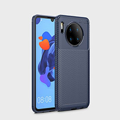 Silikon Hülle Handyhülle Gummi Schutzhülle Tasche Köper S01 für Huawei Mate 30 Pro 5G Blau