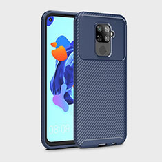 Silikon Hülle Handyhülle Gummi Schutzhülle Tasche Köper S01 für Huawei Nova 5z Blau