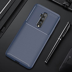 Silikon Hülle Handyhülle Gummi Schutzhülle Tasche Köper S01 für OnePlus 7T Pro 5G Blau