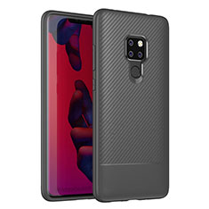 Silikon Hülle Handyhülle Gummi Schutzhülle Tasche Köper S04 für Huawei Mate 20 Grau