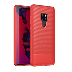 Silikon Hülle Handyhülle Gummi Schutzhülle Tasche Köper S04 für Huawei Mate 20 Rot