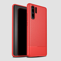 Silikon Hülle Handyhülle Gummi Schutzhülle Tasche Köper S04 für Huawei P30 Pro New Edition Rot