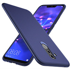 Silikon Hülle Handyhülle Gummi Schutzhülle Tasche Köper S05 für Huawei Mate 20 Lite Blau