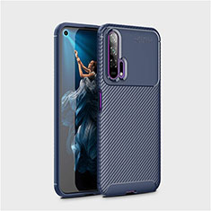 Silikon Hülle Handyhülle Gummi Schutzhülle Tasche Köper Y01 für Huawei Honor 20 Pro Blau