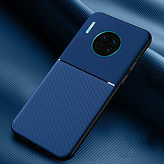 Silikon Hülle Handyhülle Gummi Schutzhülle Tasche Köper Y01 für Huawei Mate 30 5G Blau