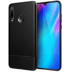 Silikon Hülle Handyhülle Gummi Schutzhülle Tasche Köper Y02 für Huawei P30 Lite Schwarz