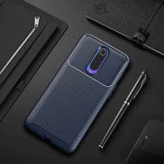 Silikon Hülle Handyhülle Gummi Schutzhülle Tasche Köper Y02 für Oppo R17 Pro Blau