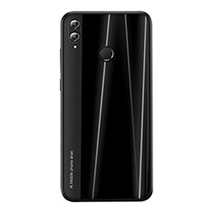 Silikon Hülle Handyhülle Gummi Schutzhülle Tasche Line für Huawei Honor 8X Schwarz