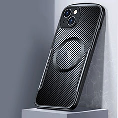 Silikon Hülle Handyhülle Gummi Schutzhülle XD3 für Apple iPhone 15 Schwarz