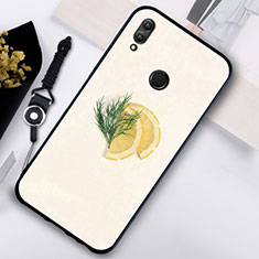 Silikon Hülle Handyhülle Rahmen Schutzhülle Spiegel Obst S01 für Huawei Honor 10 Lite Orange