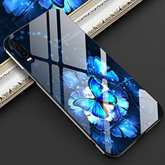 Silikon Hülle Handyhülle Rahmen Schutzhülle Spiegel Schmetterling für Huawei P30 Blau