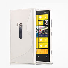 Silikon Hülle Handyhülle S-Line Schutzhülle für Nokia Lumia 920 Weiß