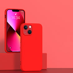 Silikon Hülle Handyhülle Ultra Dünn Flexible Schutzhülle 360 Grad Ganzkörper Tasche für Apple iPhone 13 Mini Rot