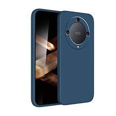 Silikon Hülle Handyhülle Ultra Dünn Flexible Schutzhülle 360 Grad Ganzkörper Tasche für Huawei Honor Magic6 Lite 5G Blau