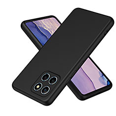 Silikon Hülle Handyhülle Ultra Dünn Flexible Schutzhülle 360 Grad Ganzkörper Tasche für Huawei Honor X6 5G Schwarz