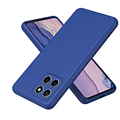 Silikon Hülle Handyhülle Ultra Dünn Flexible Schutzhülle 360 Grad Ganzkörper Tasche für Huawei Honor X8a 5G Blau