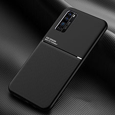 Silikon Hülle Handyhülle Ultra Dünn Flexible Schutzhülle 360 Grad Ganzkörper Tasche für Huawei Nova 7 Pro 5G Schwarz