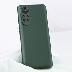 Silikon Hülle Handyhülle Ultra Dünn Flexible Schutzhülle 360 Grad Ganzkörper Tasche für Huawei Nova 8 5G Nachtgrün
