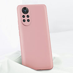 Silikon Hülle Handyhülle Ultra Dünn Flexible Schutzhülle 360 Grad Ganzkörper Tasche für Huawei Nova 8 5G Rosa