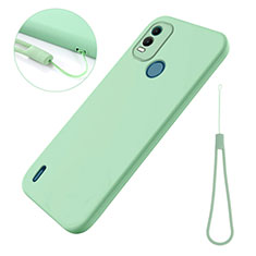Silikon Hülle Handyhülle Ultra Dünn Flexible Schutzhülle 360 Grad Ganzkörper Tasche für Nokia G11 Plus Grün