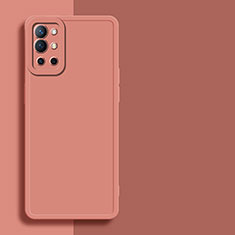 Silikon Hülle Handyhülle Ultra Dünn Flexible Schutzhülle 360 Grad Ganzkörper Tasche für OnePlus 9R 5G Rosa