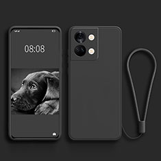 Silikon Hülle Handyhülle Ultra Dünn Flexible Schutzhülle 360 Grad Ganzkörper Tasche für OnePlus Ace 2V 5G Schwarz