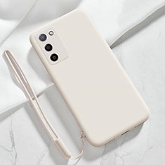 Silikon Hülle Handyhülle Ultra Dünn Flexible Schutzhülle 360 Grad Ganzkörper Tasche für Oppo A55S 5G Weiß