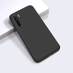 Silikon Hülle Handyhülle Ultra Dünn Flexible Schutzhülle 360 Grad Ganzkörper Tasche für Oppo A91 Schwarz