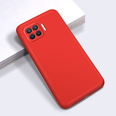 Silikon Hülle Handyhülle Ultra Dünn Flexible Schutzhülle 360 Grad Ganzkörper Tasche für Oppo A93 Rot