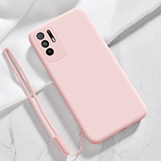 Silikon Hülle Handyhülle Ultra Dünn Flexible Schutzhülle 360 Grad Ganzkörper Tasche für Oppo F19 Pro+ Plus 5G Rosa