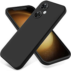 Silikon Hülle Handyhülle Ultra Dünn Flexible Schutzhülle 360 Grad Ganzkörper Tasche für Oppo K11x 5G Schwarz