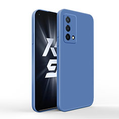 Silikon Hülle Handyhülle Ultra Dünn Flexible Schutzhülle 360 Grad Ganzkörper Tasche für Oppo K9 5G Blau
