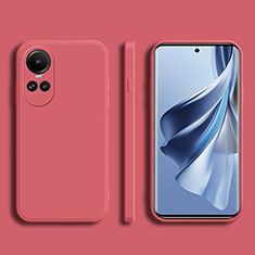 Silikon Hülle Handyhülle Ultra Dünn Flexible Schutzhülle 360 Grad Ganzkörper Tasche für Oppo Reno10 Pro 5G Rot