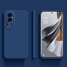 Silikon Hülle Handyhülle Ultra Dünn Flexible Schutzhülle 360 Grad Ganzkörper Tasche für Oppo Reno10 Pro+ Plus 5G Blau