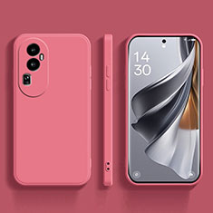 Silikon Hülle Handyhülle Ultra Dünn Flexible Schutzhülle 360 Grad Ganzkörper Tasche für Oppo Reno10 Pro+ Plus 5G Pink