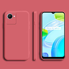 Silikon Hülle Handyhülle Ultra Dünn Flexible Schutzhülle 360 Grad Ganzkörper Tasche für Realme C30 Rot