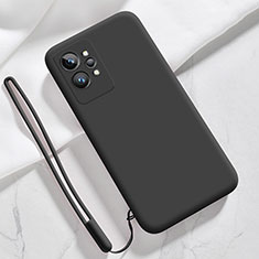 Silikon Hülle Handyhülle Ultra Dünn Flexible Schutzhülle 360 Grad Ganzkörper Tasche für Realme GT2 Pro 5G Schwarz