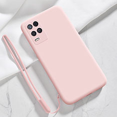 Silikon Hülle Handyhülle Ultra Dünn Flexible Schutzhülle 360 Grad Ganzkörper Tasche für Realme Q3i 5G Rosa