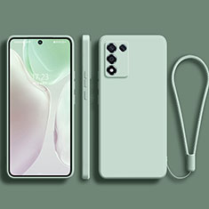 Silikon Hülle Handyhülle Ultra Dünn Flexible Schutzhülle 360 Grad Ganzkörper Tasche für Realme Q3t 5G Minzgrün