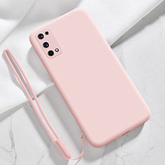 Silikon Hülle Handyhülle Ultra Dünn Flexible Schutzhülle 360 Grad Ganzkörper Tasche für Realme V15 5G Rosa