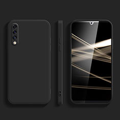 Silikon Hülle Handyhülle Ultra Dünn Flexible Schutzhülle 360 Grad Ganzkörper Tasche für Samsung Galaxy A50 Schwarz