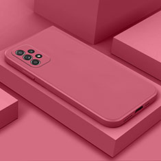 Silikon Hülle Handyhülle Ultra Dünn Flexible Schutzhülle 360 Grad Ganzkörper Tasche für Samsung Galaxy A52 4G Pink