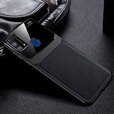 Silikon Hülle Handyhülle Ultra Dünn Flexible Schutzhülle 360 Grad Ganzkörper Tasche für Samsung Galaxy M31 Prime Edition Schwarz