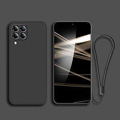 Silikon Hülle Handyhülle Ultra Dünn Flexible Schutzhülle 360 Grad Ganzkörper Tasche für Samsung Galaxy M32 4G Schwarz